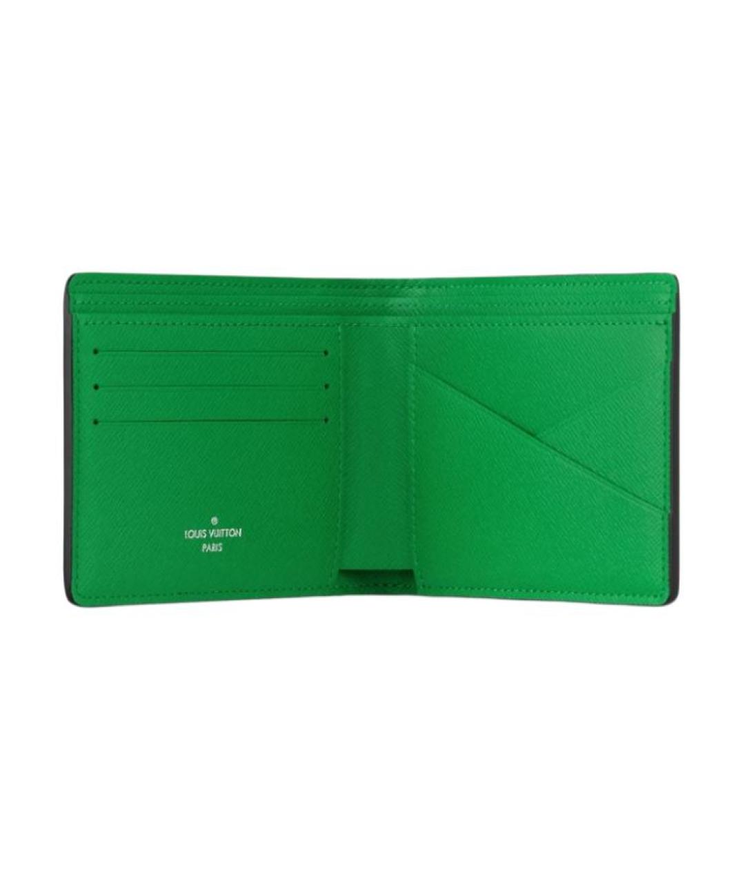 LOUIS VUITTON Зеленый кардхолдер, фото 4
