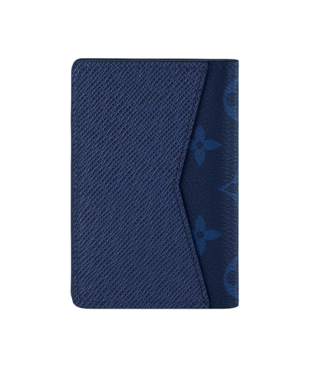 LOUIS VUITTON Темно-синий кошелек, фото 3