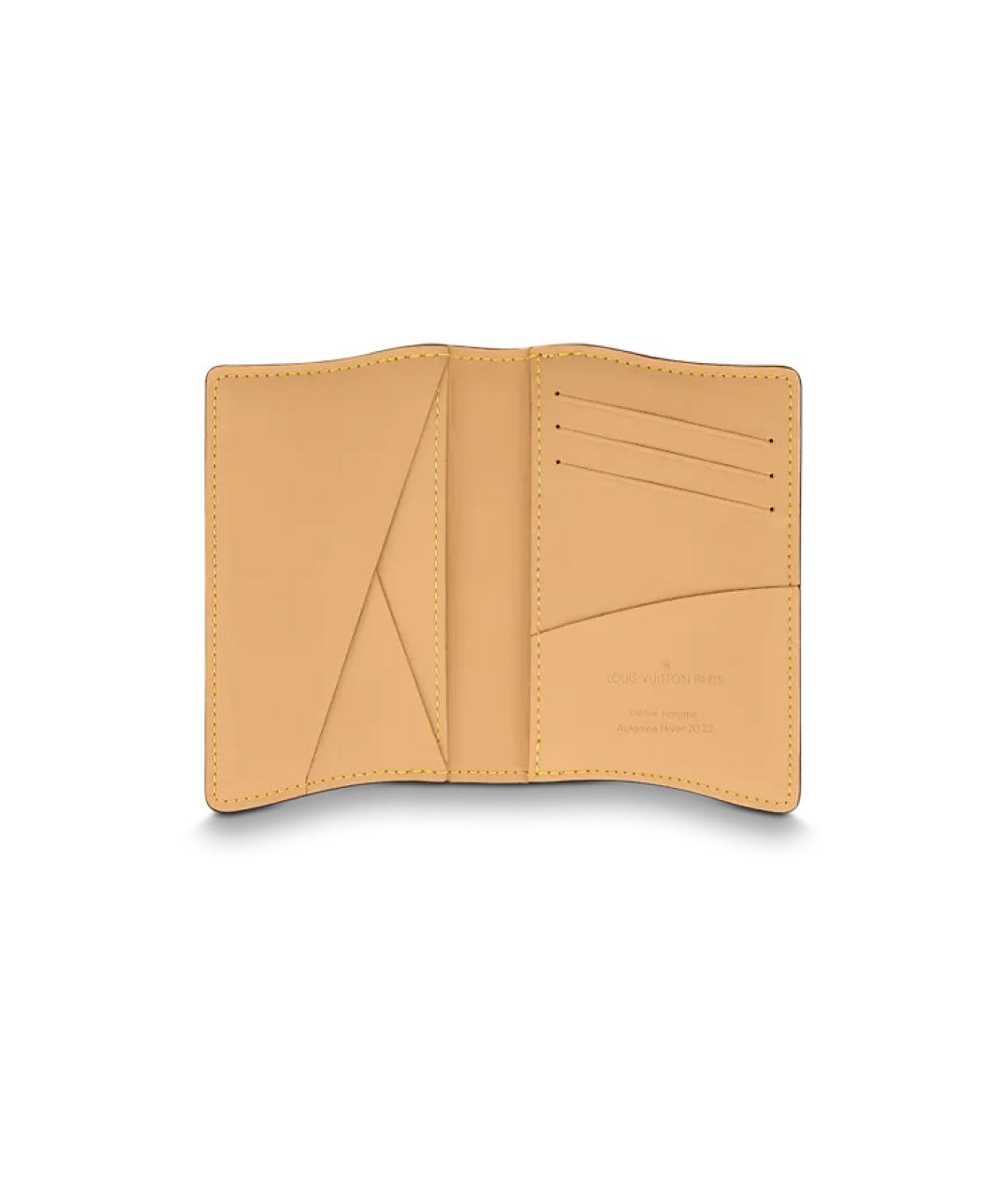 LOUIS VUITTON Коричневый кошелек, фото 4