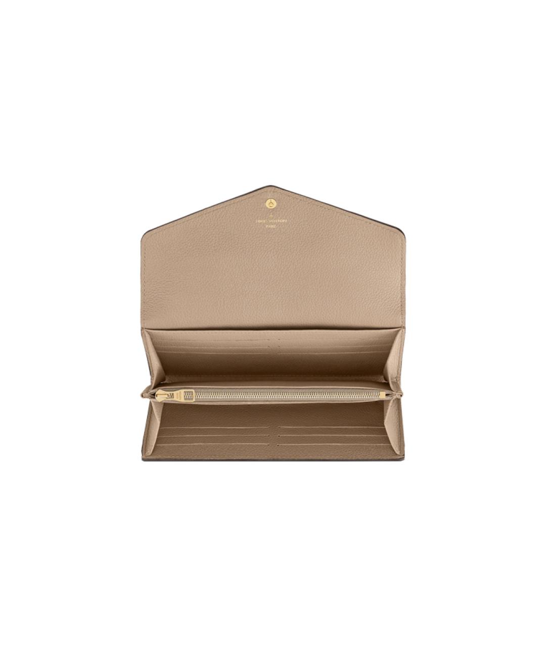 LOUIS VUITTON Бежевый кошелек, фото 3