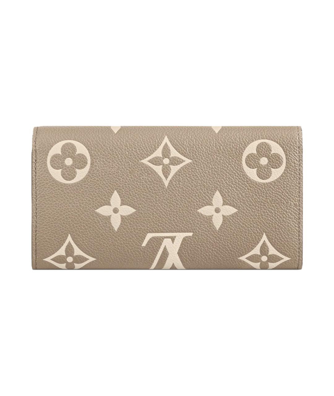 LOUIS VUITTON Бежевый кошелек, фото 5