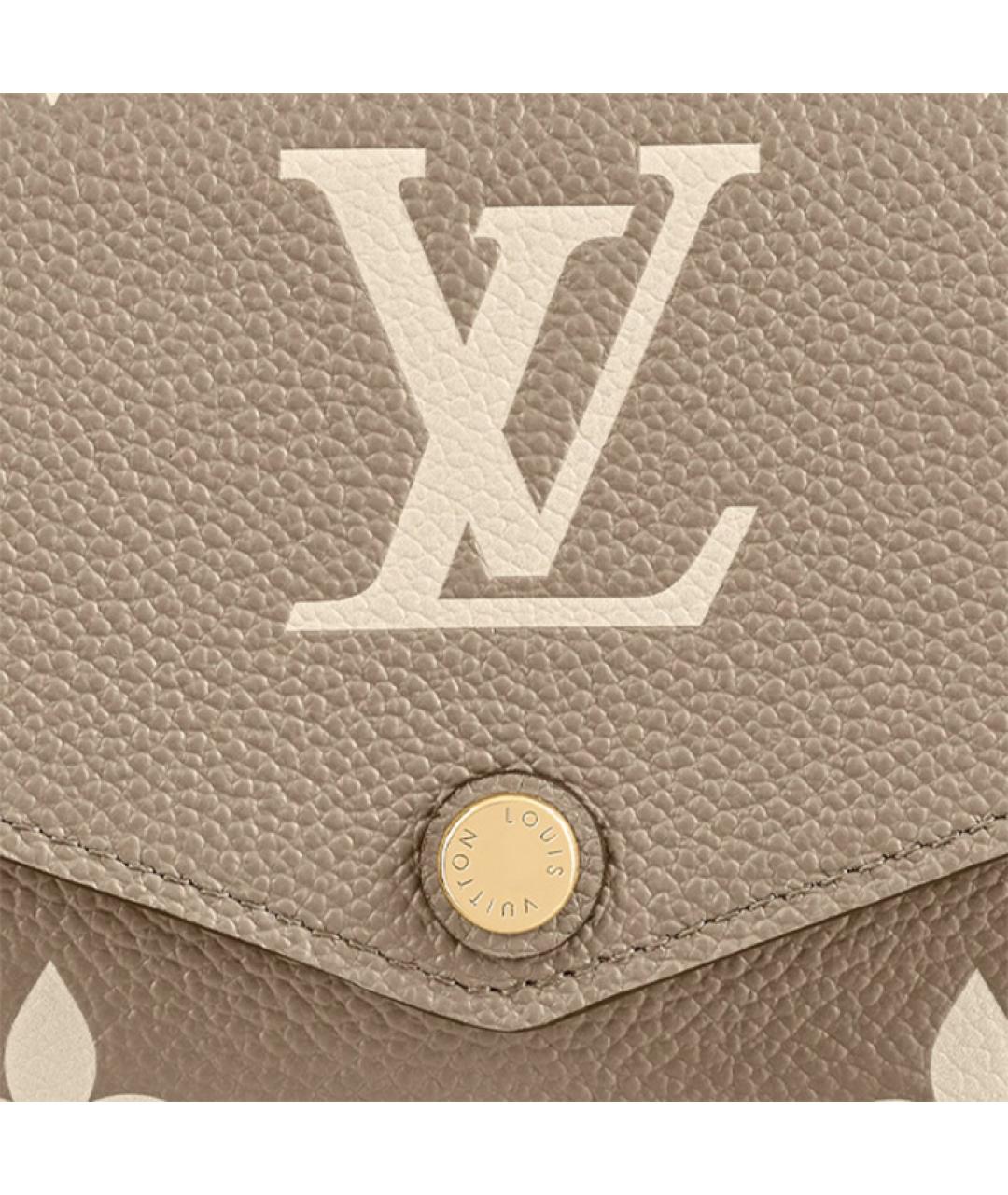 LOUIS VUITTON Бежевый кошелек, фото 6