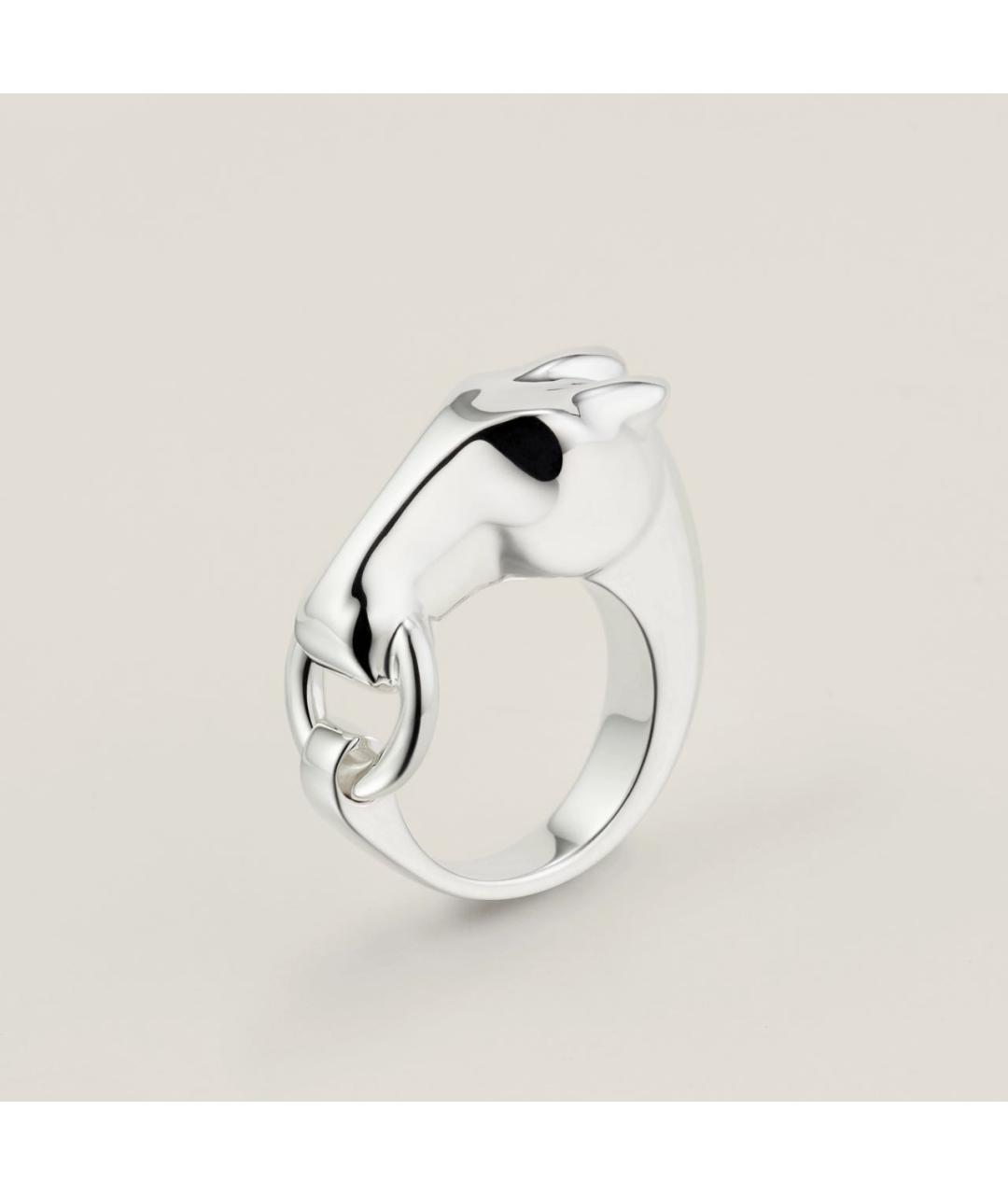 HERMES Серебряное серебряное кольцо, фото 9