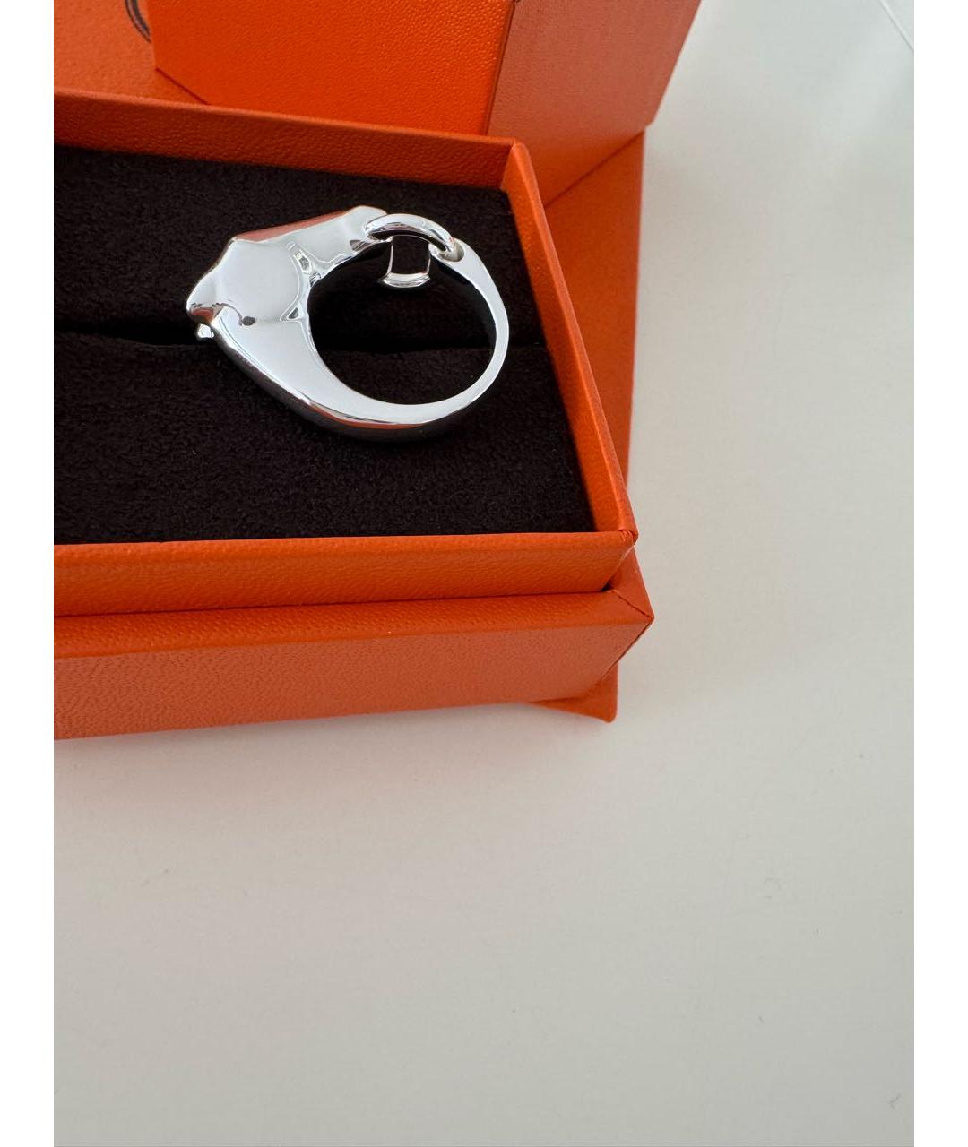 HERMES Серебряное серебряное кольцо, фото 6