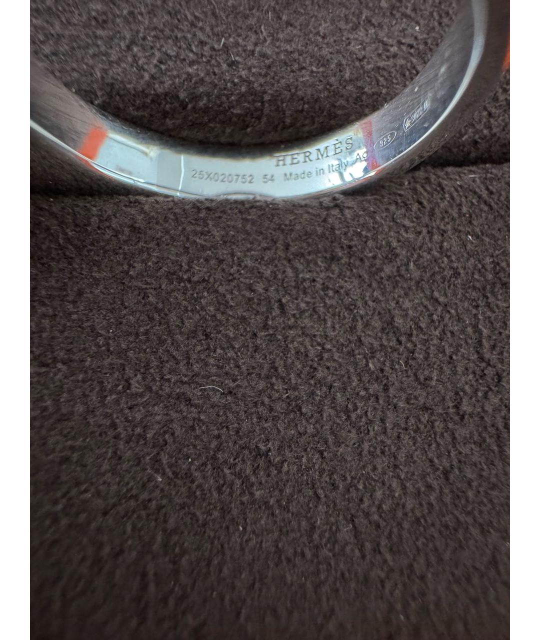 HERMES Серебряное серебряное кольцо, фото 4