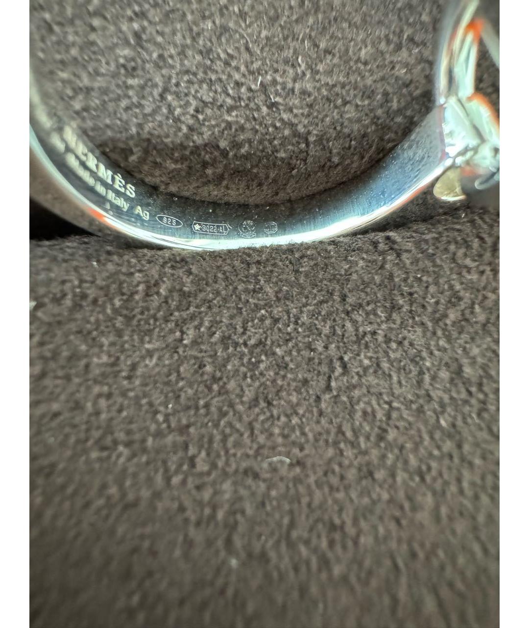 HERMES Серебряное серебряное кольцо, фото 3