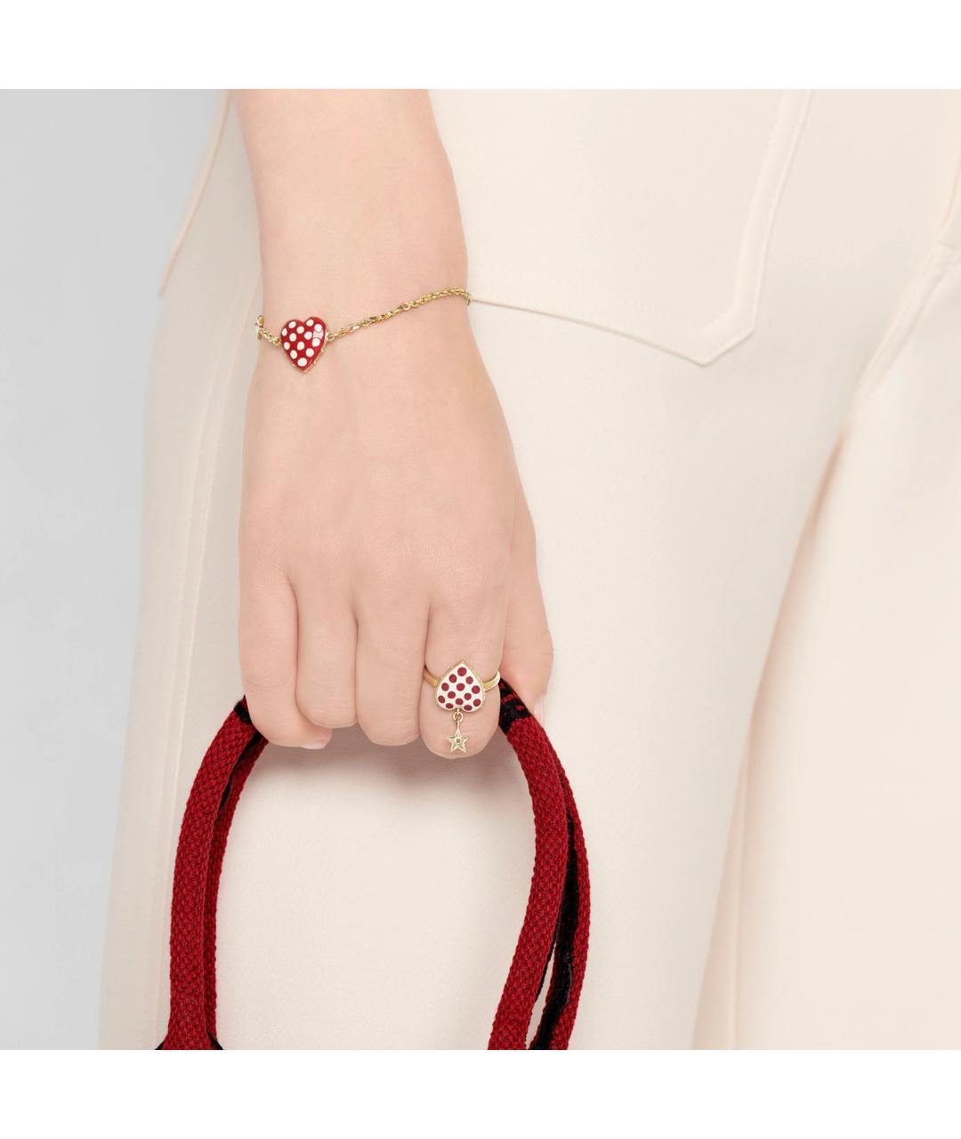 CHRISTIAN DIOR Красный браслет, фото 2