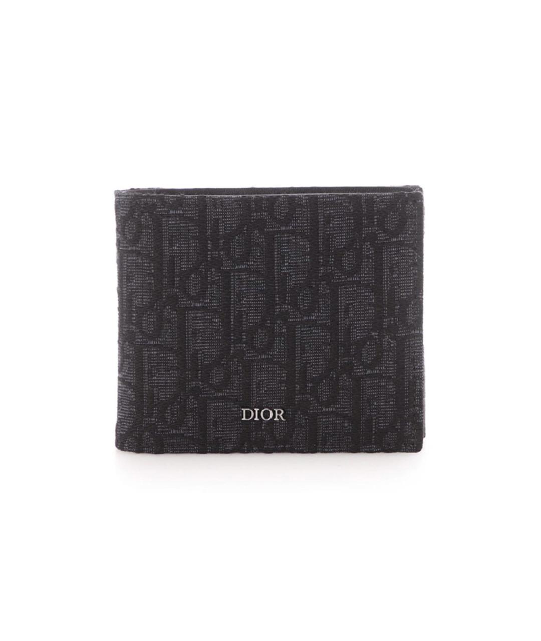 CHRISTIAN DIOR Черный бархатный кошелек, фото 1