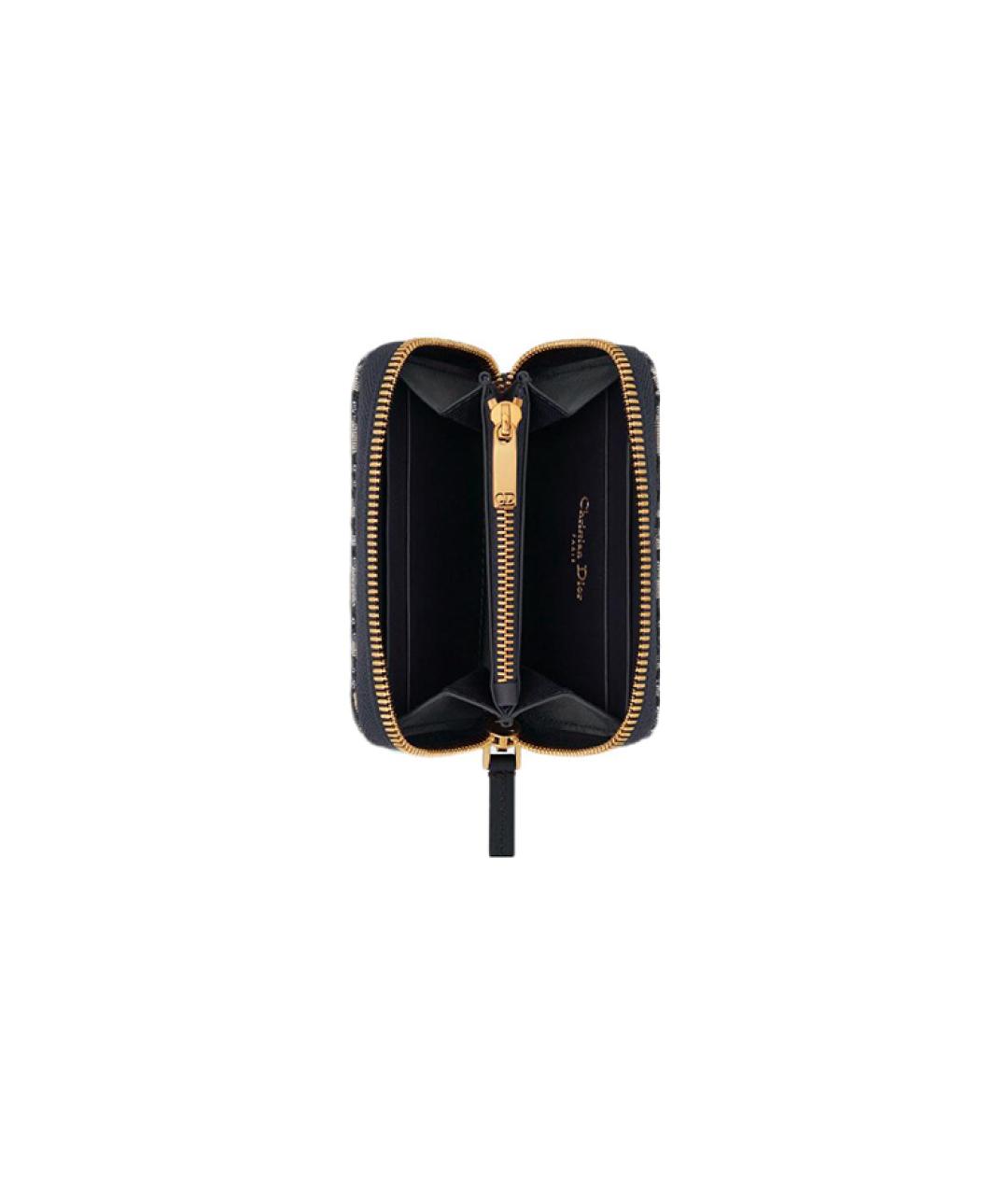 CHRISTIAN DIOR Темно-синий кошелек, фото 4