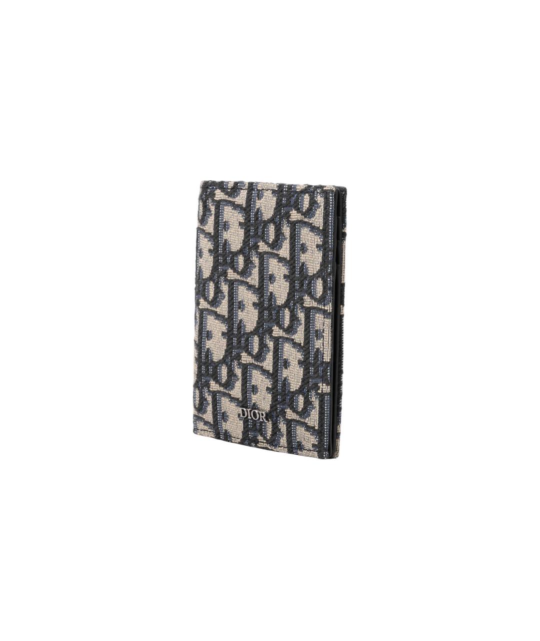 CHRISTIAN DIOR Темно-синий кардхолдер, фото 2