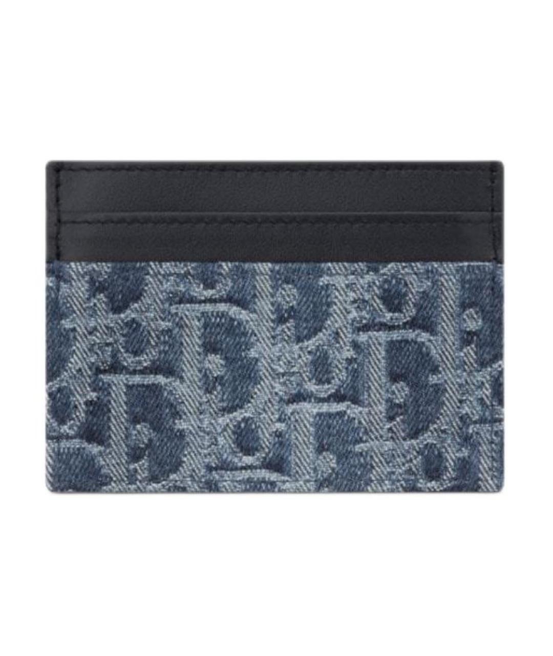 CHRISTIAN DIOR Синий кардхолдер, фото 2