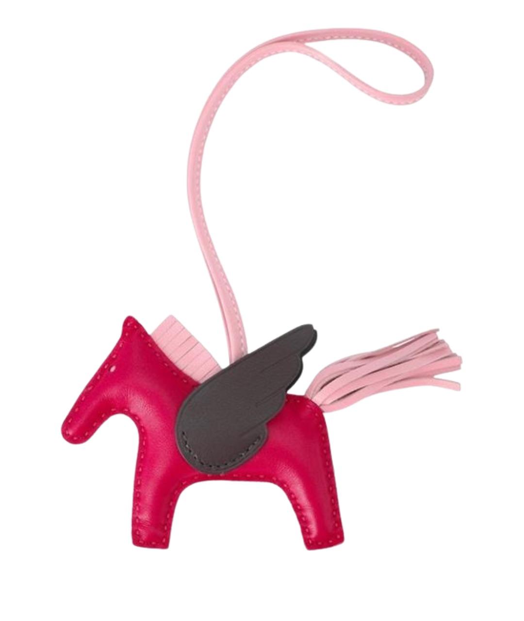 HERMES Красный брелок, фото 1