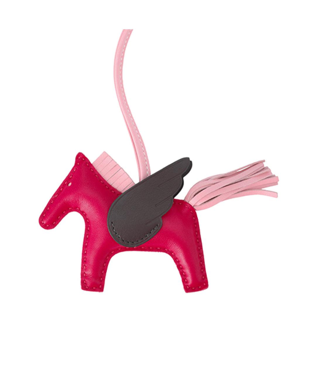 HERMES Красный брелок, фото 3