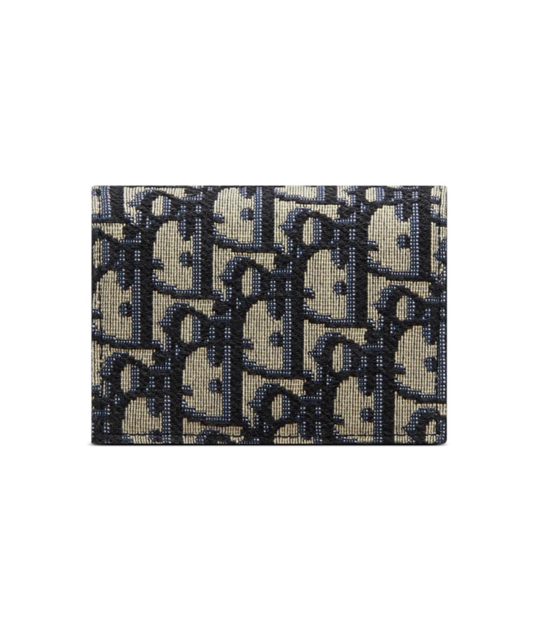 CHRISTIAN DIOR Темно-синий кошелек, фото 3