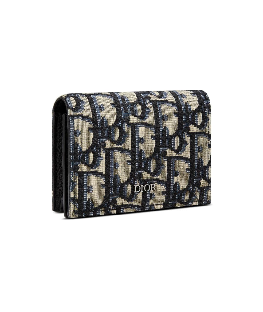 CHRISTIAN DIOR Темно-синий кошелек, фото 2