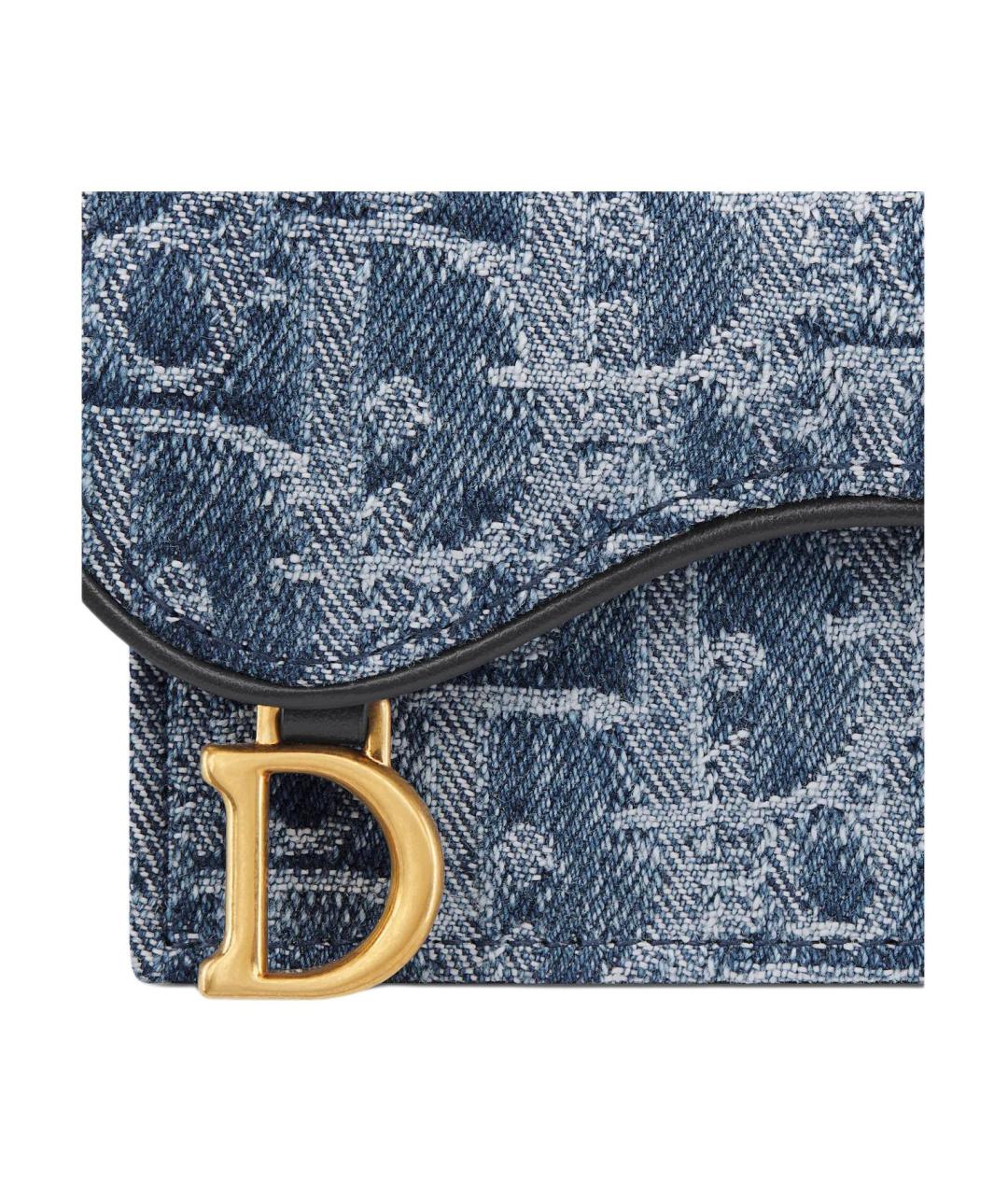CHRISTIAN DIOR Синий кошелек, фото 4