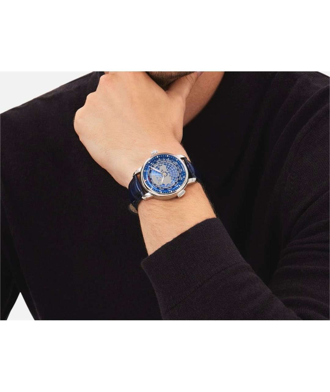 MONTBLANC Синие часы из экзотической кожи, фото 7