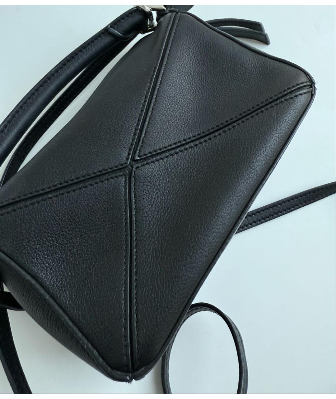 LOEWE Черная кожаная сумка через плечо, фото 2