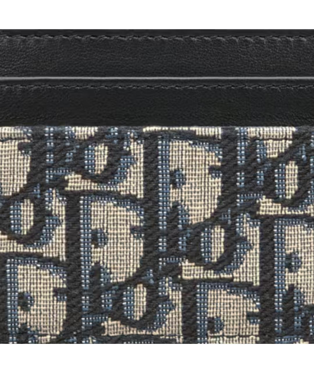 CHRISTIAN DIOR Темно-синий кардхолдер, фото 4