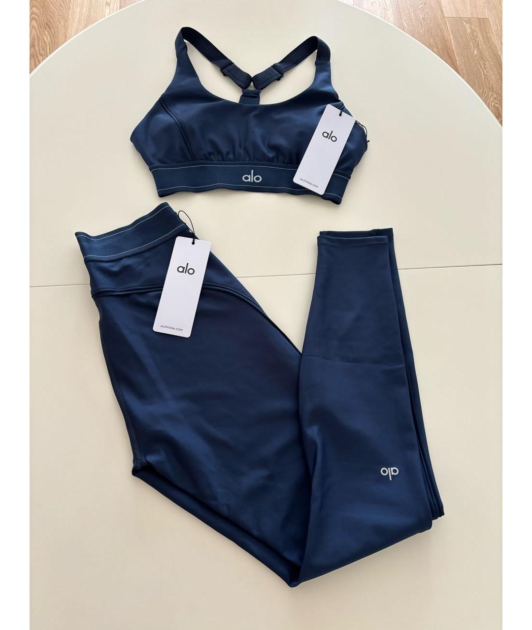 ALO YOGA Темно-синий костюм с брюками, фото 7