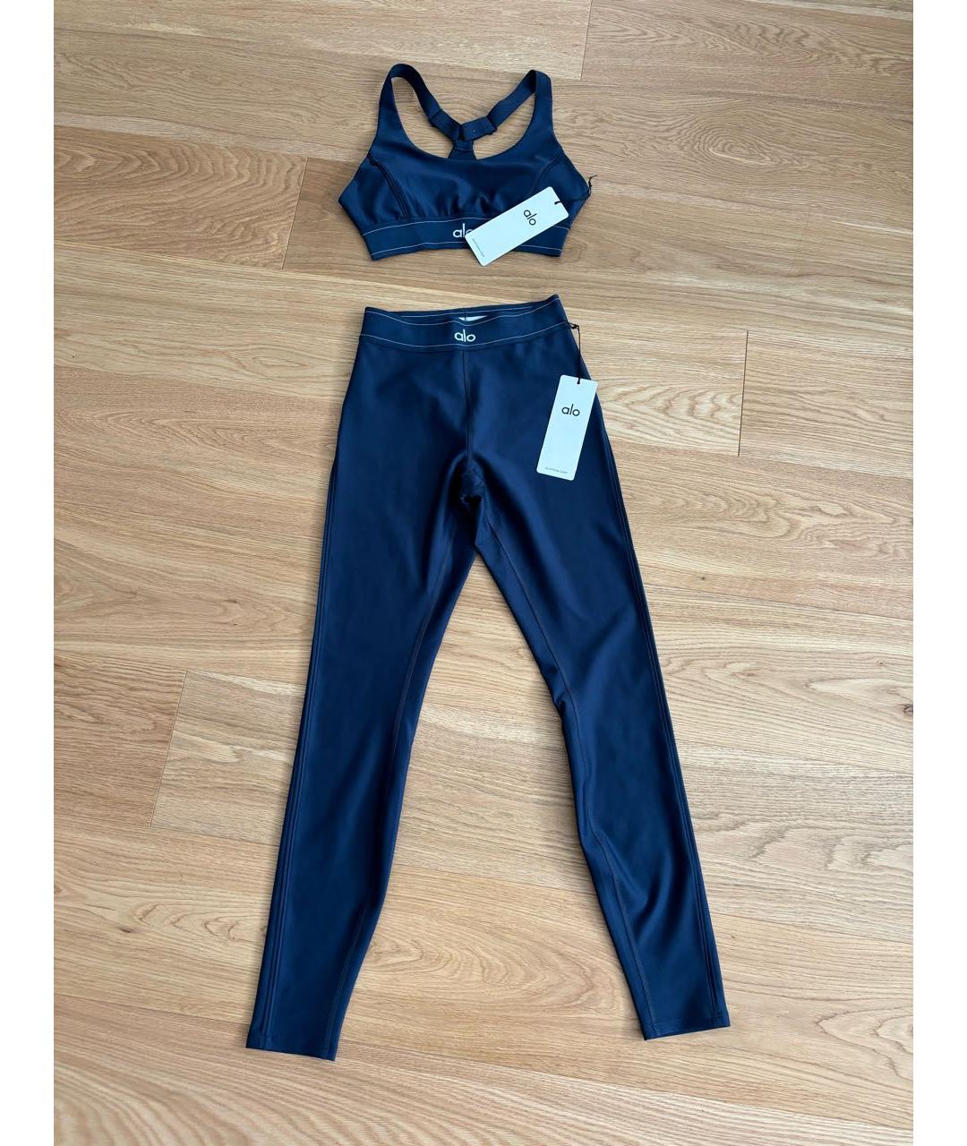 ALO YOGA Темно-синий костюм с брюками, фото 9