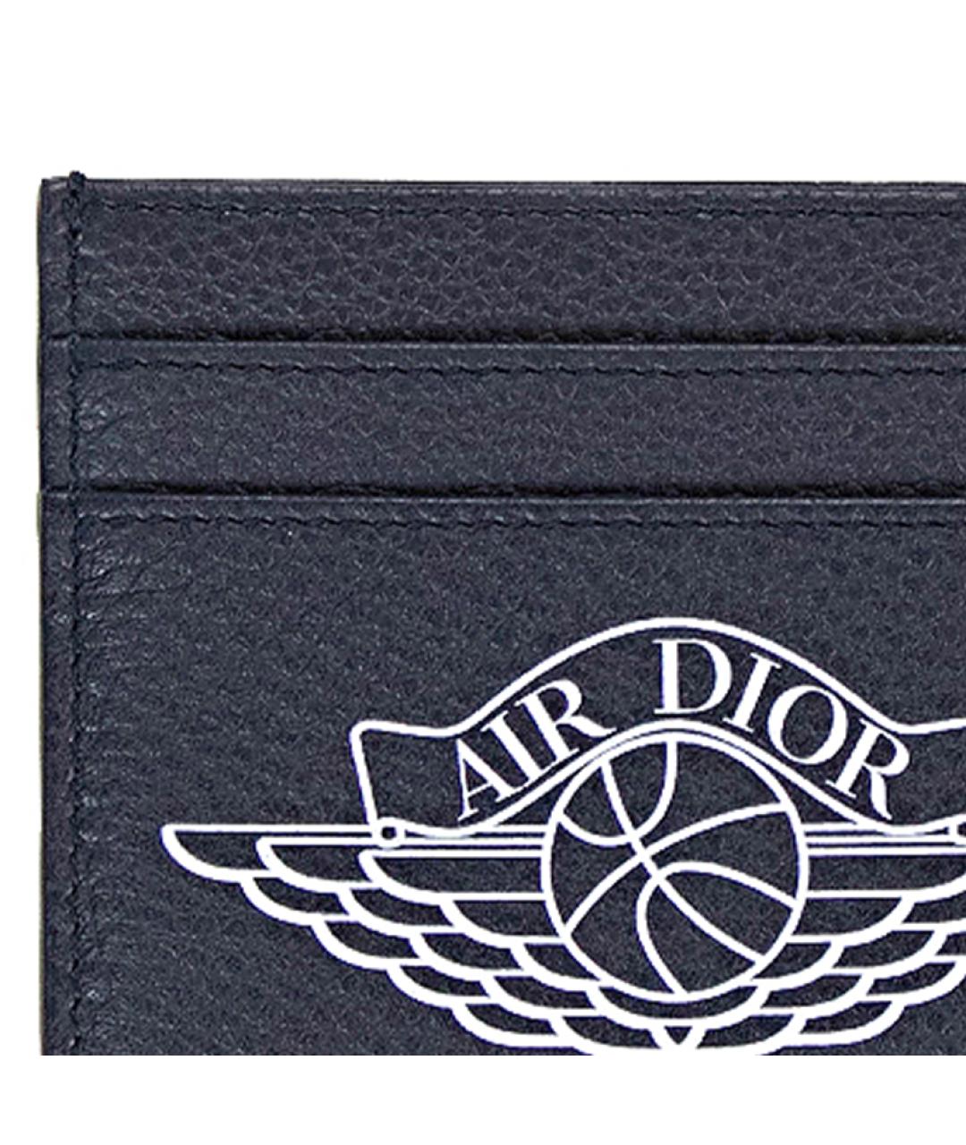 CHRISTIAN DIOR Черный кожаный кардхолдер, фото 5