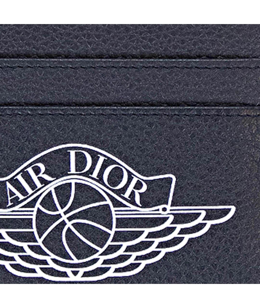 CHRISTIAN DIOR Черный кожаный кардхолдер, фото 4