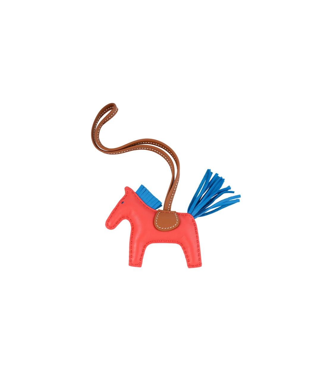 HERMES Оранжевый брелок, фото 5