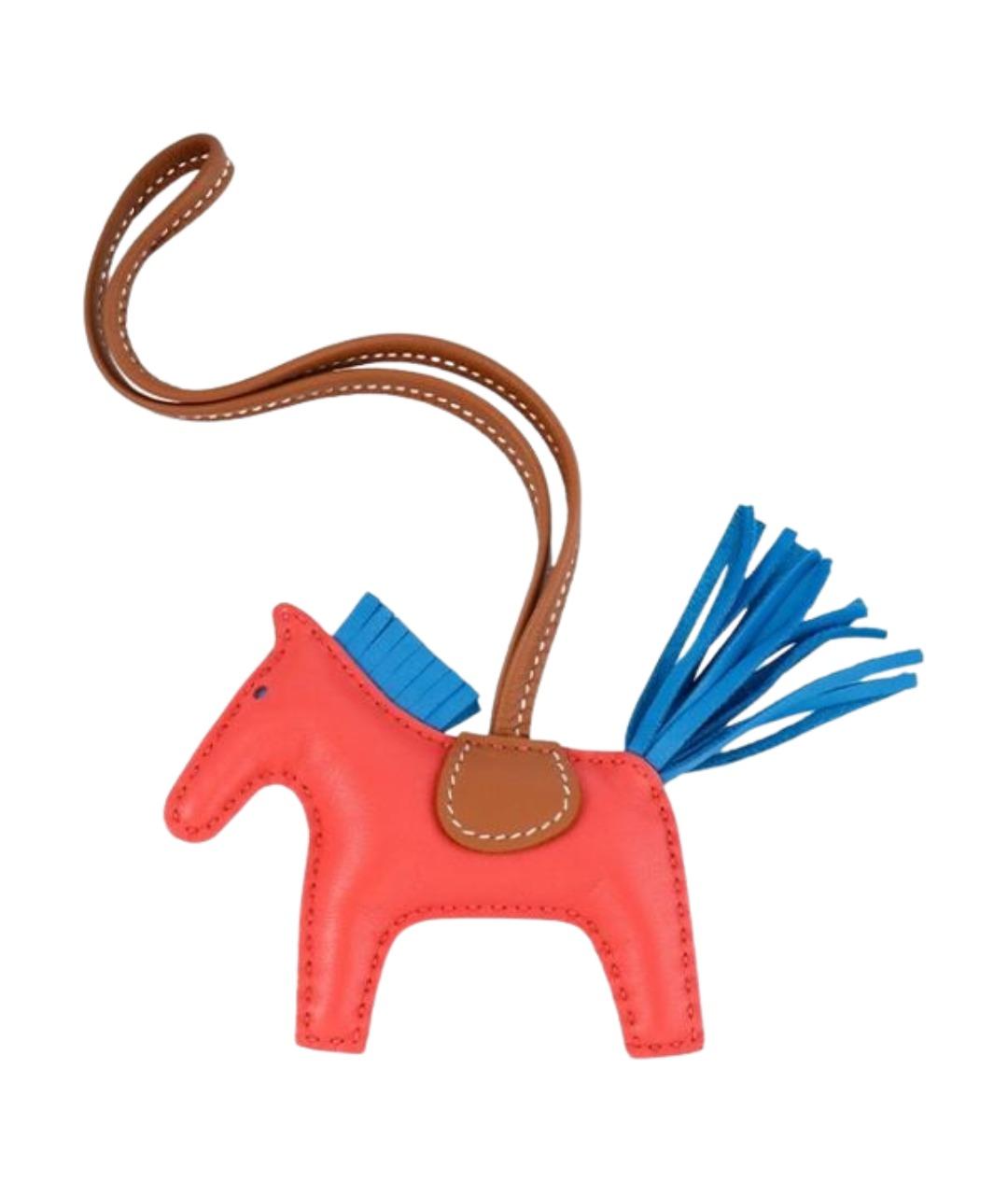 HERMES Оранжевый брелок, фото 1