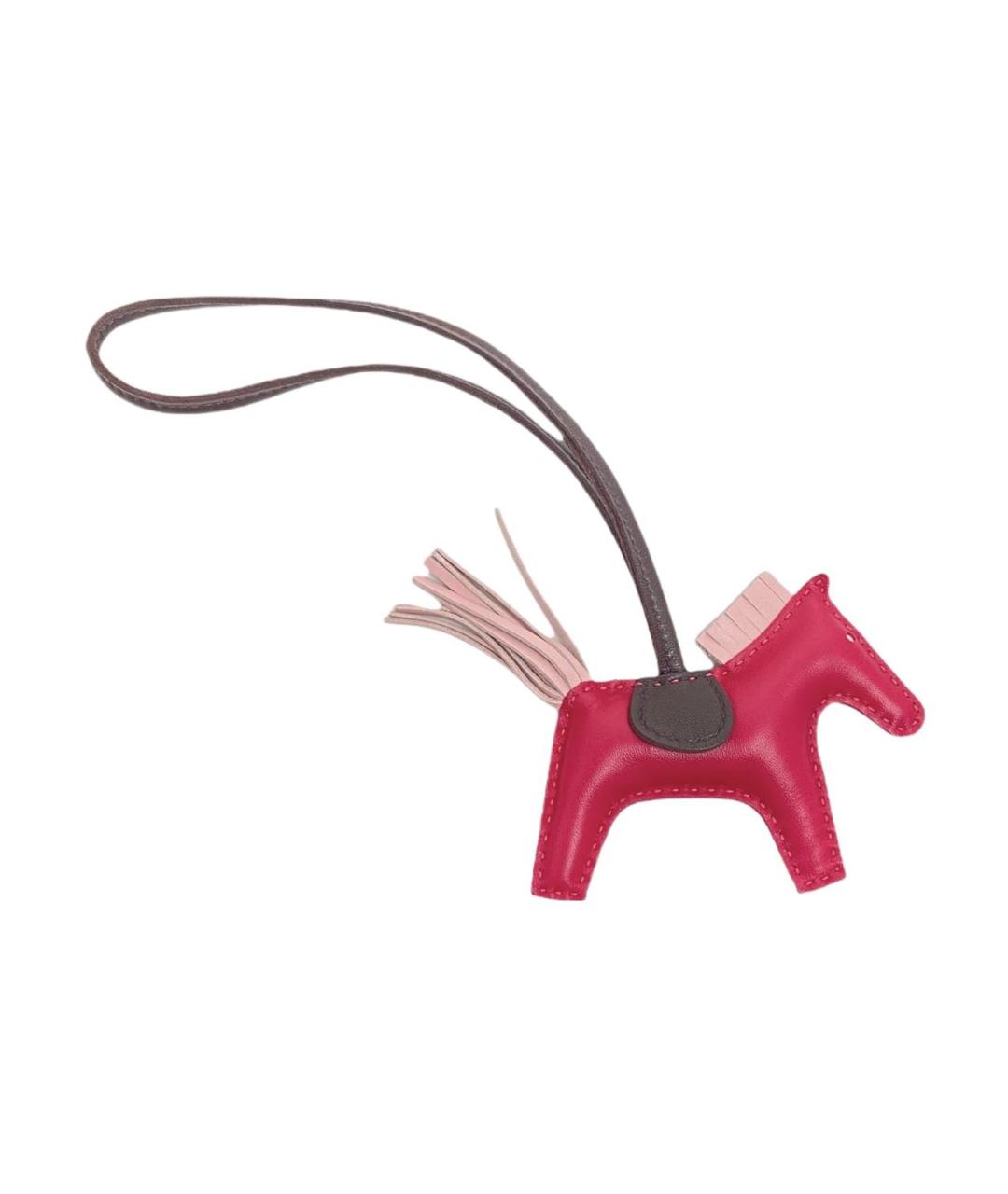 HERMES Красный брелок, фото 2