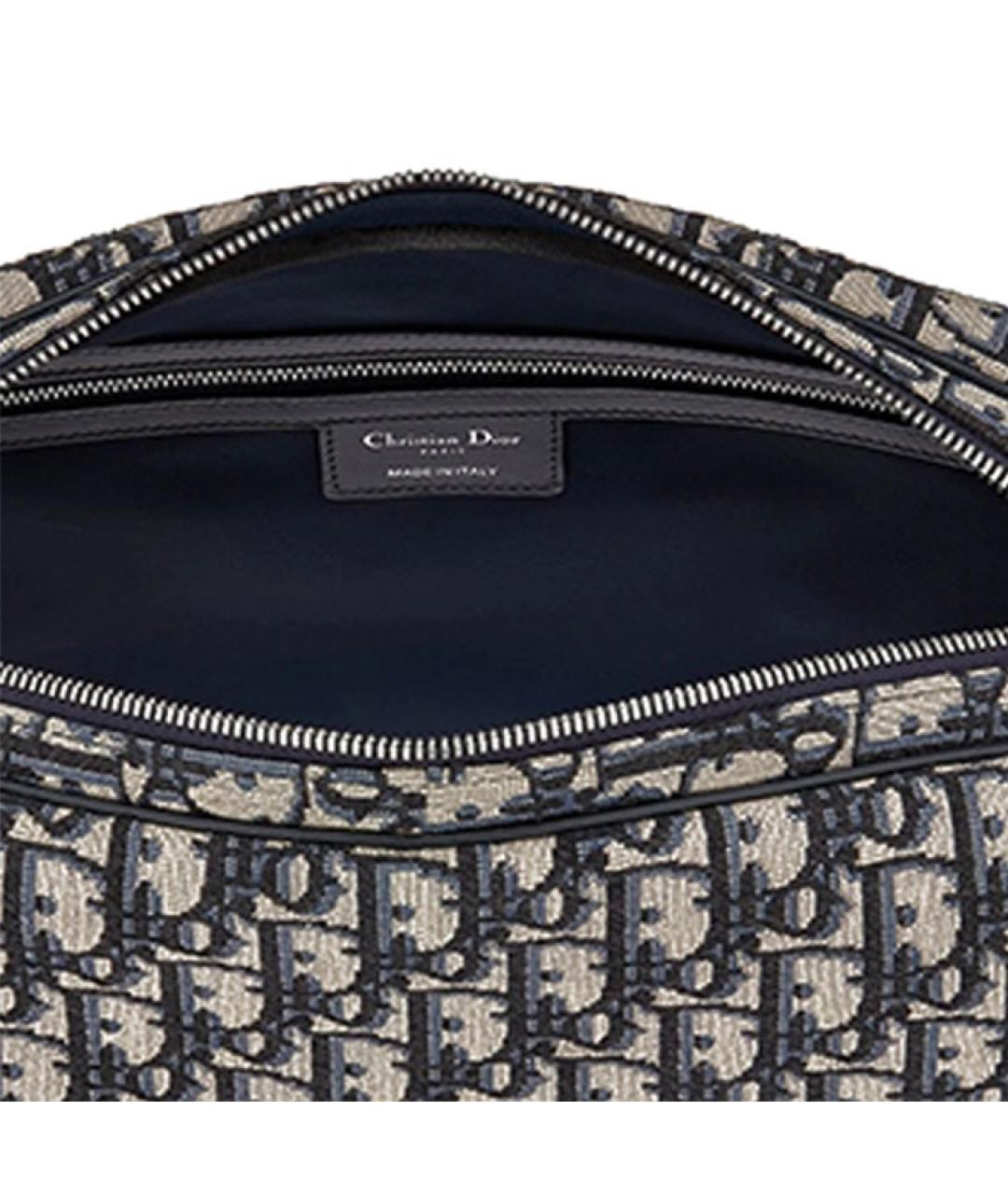 CHRISTIAN DIOR Темно-синяя сумка через плечо, фото 5