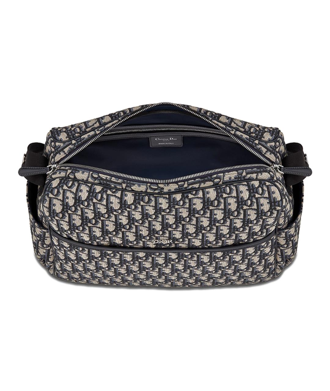 CHRISTIAN DIOR Темно-синяя сумка через плечо, фото 3