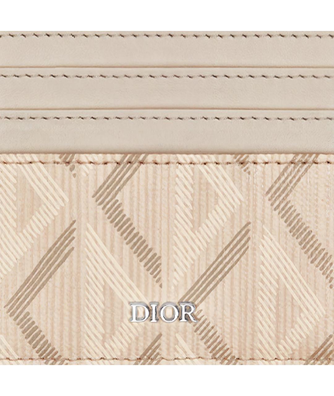 CHRISTIAN DIOR Бежевый кардхолдер, фото 3
