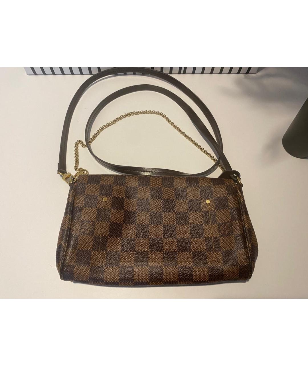 LOUIS VUITTON Коричневая сумка через плечо, фото 2