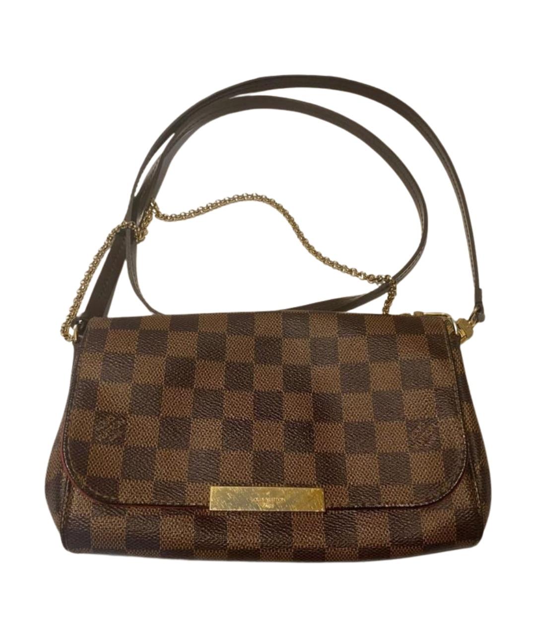 LOUIS VUITTON Коричневая сумка через плечо, фото 1