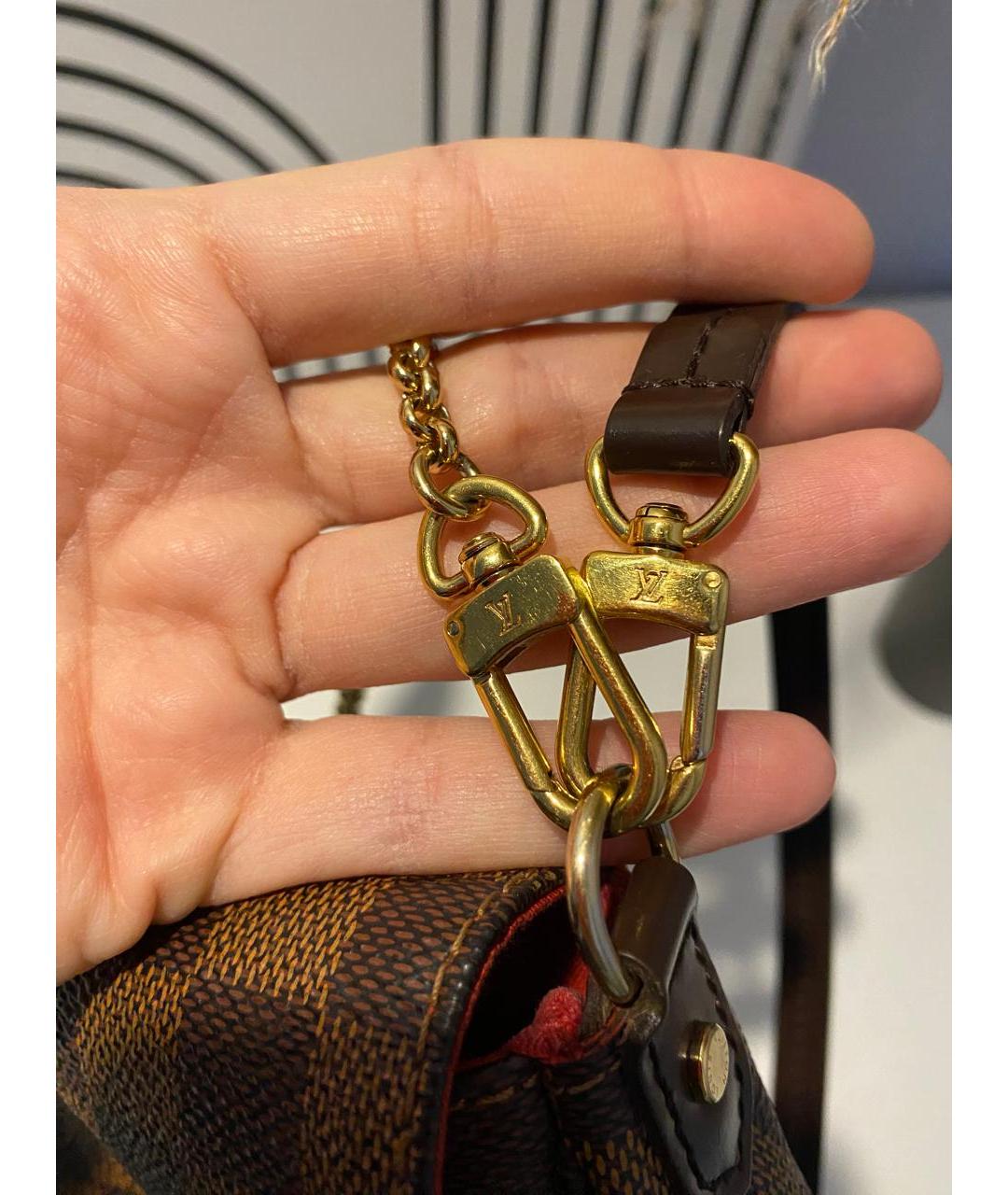 LOUIS VUITTON Коричневая сумка через плечо, фото 4