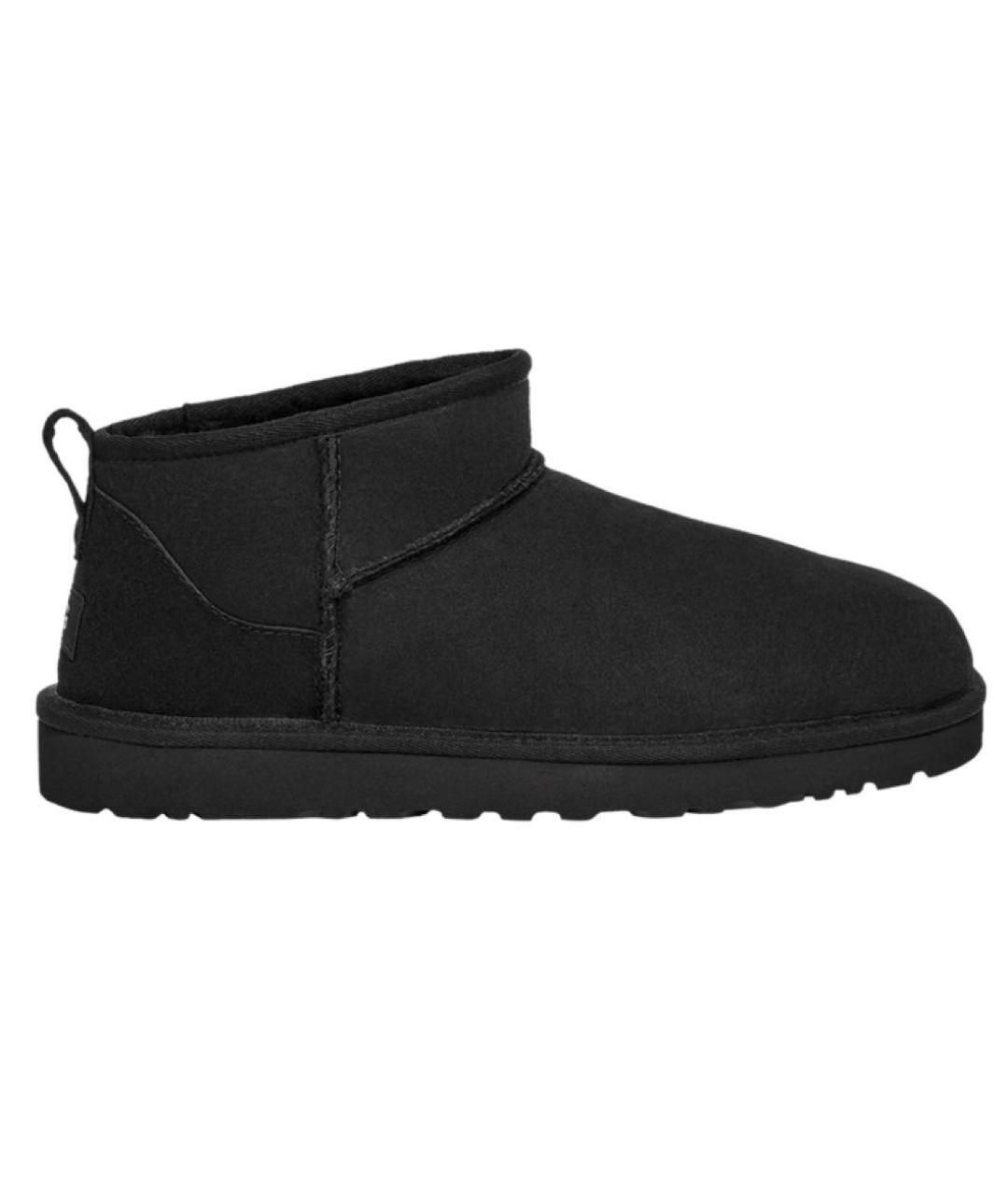 UGG AUSTRALIA Черные замшевые ботинки, фото 1