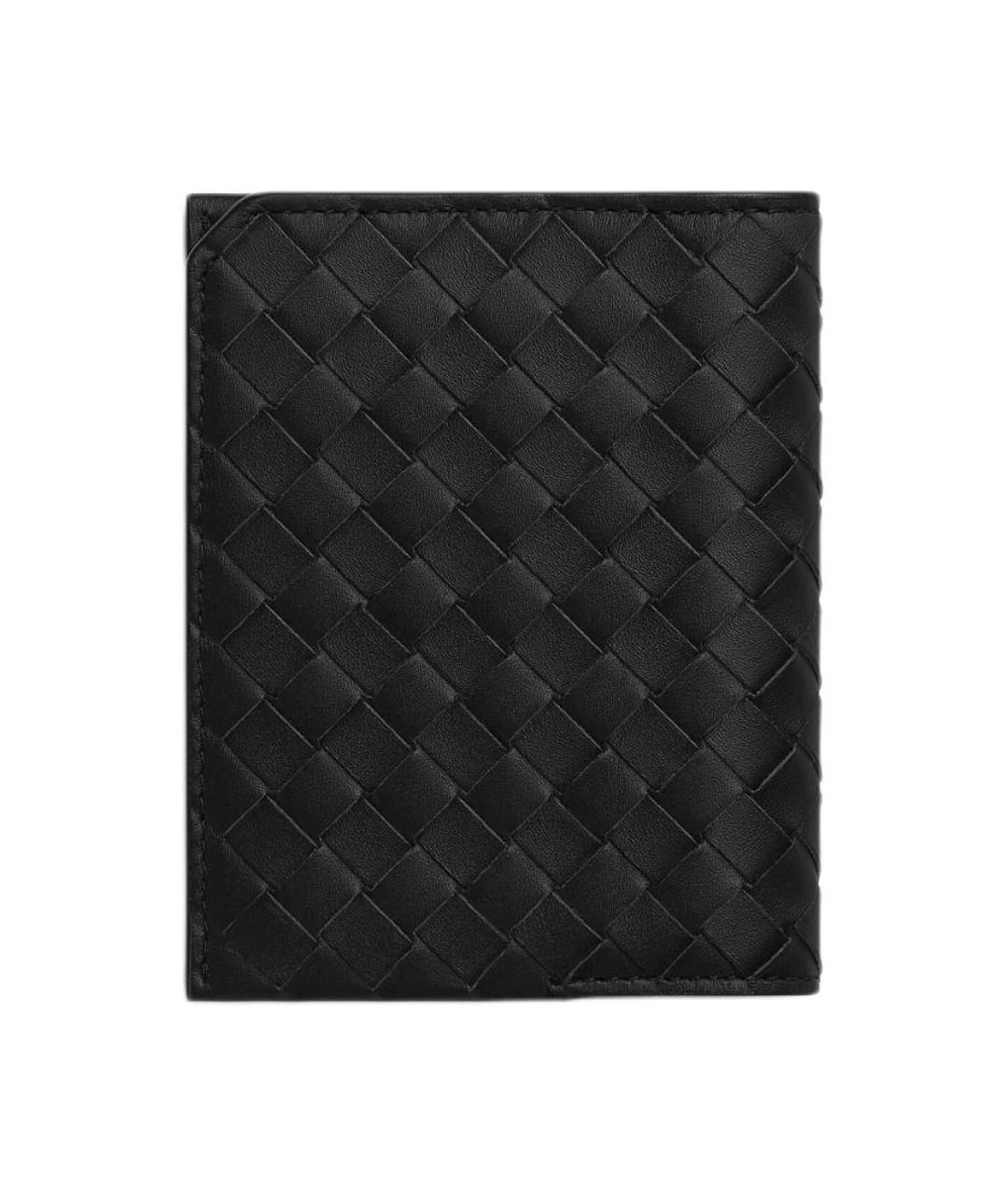 BOTTEGA VENETA Черный кожаный кардхолдер, фото 2
