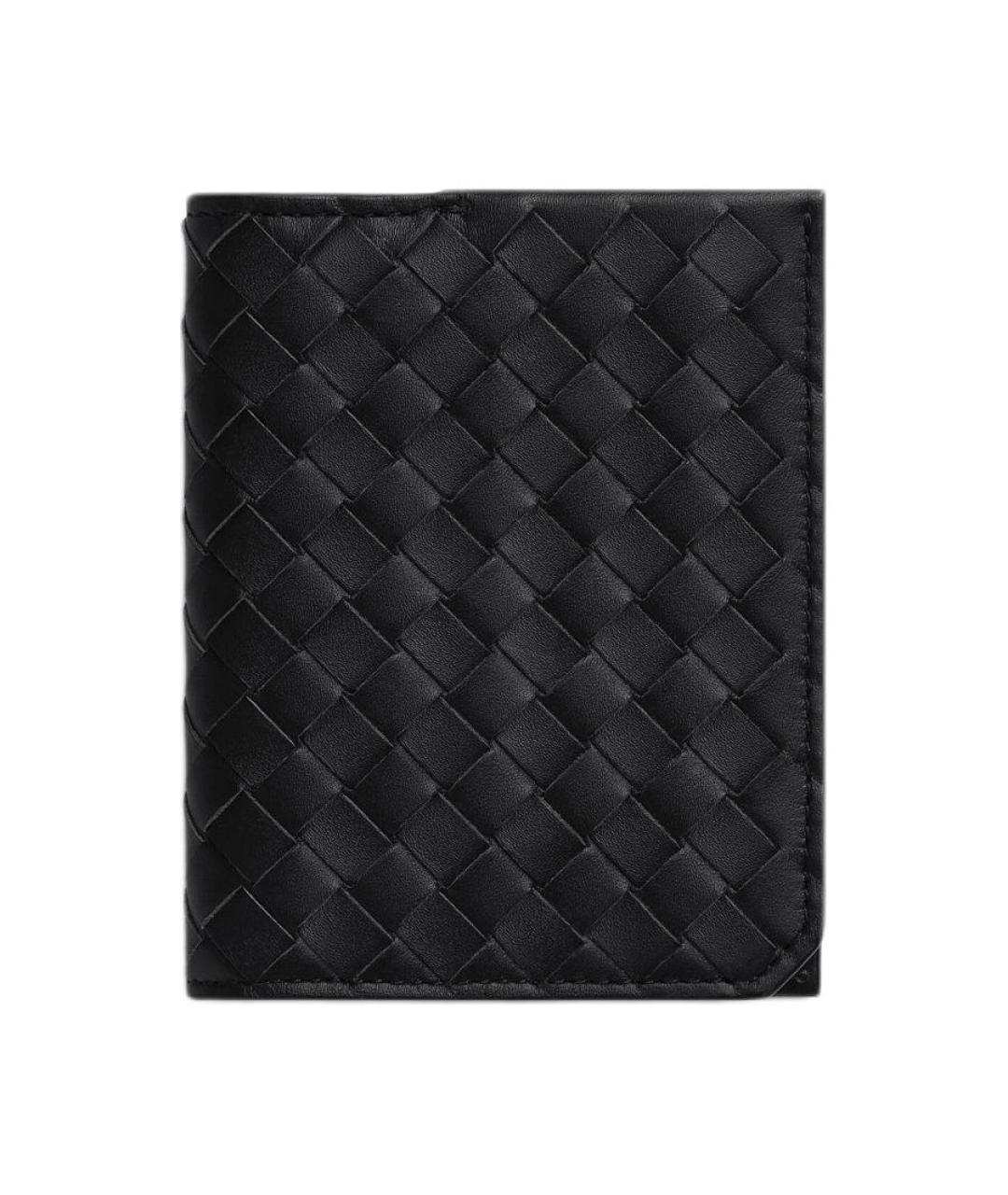 BOTTEGA VENETA Черный кожаный кардхолдер, фото 1