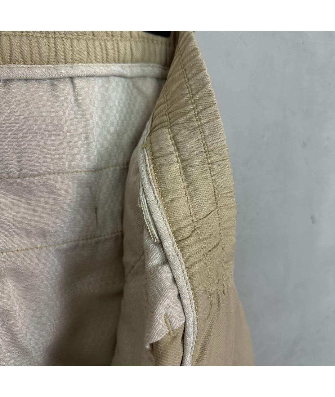 HUGO BOSS Бежевые классические брюки, фото 8