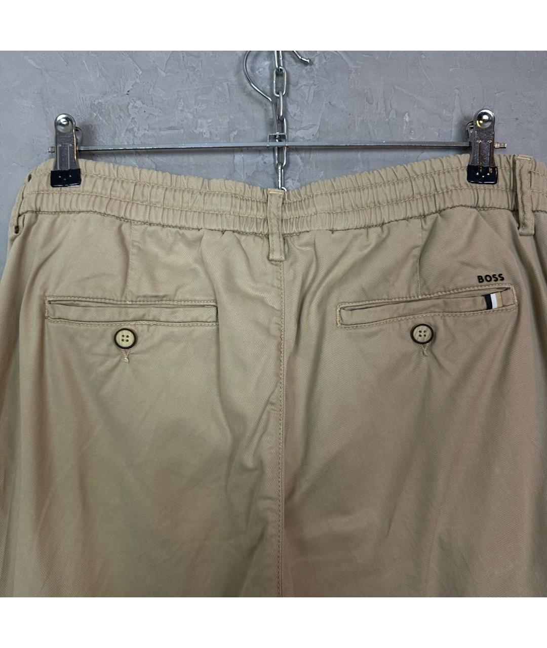 HUGO BOSS Бежевые классические брюки, фото 5