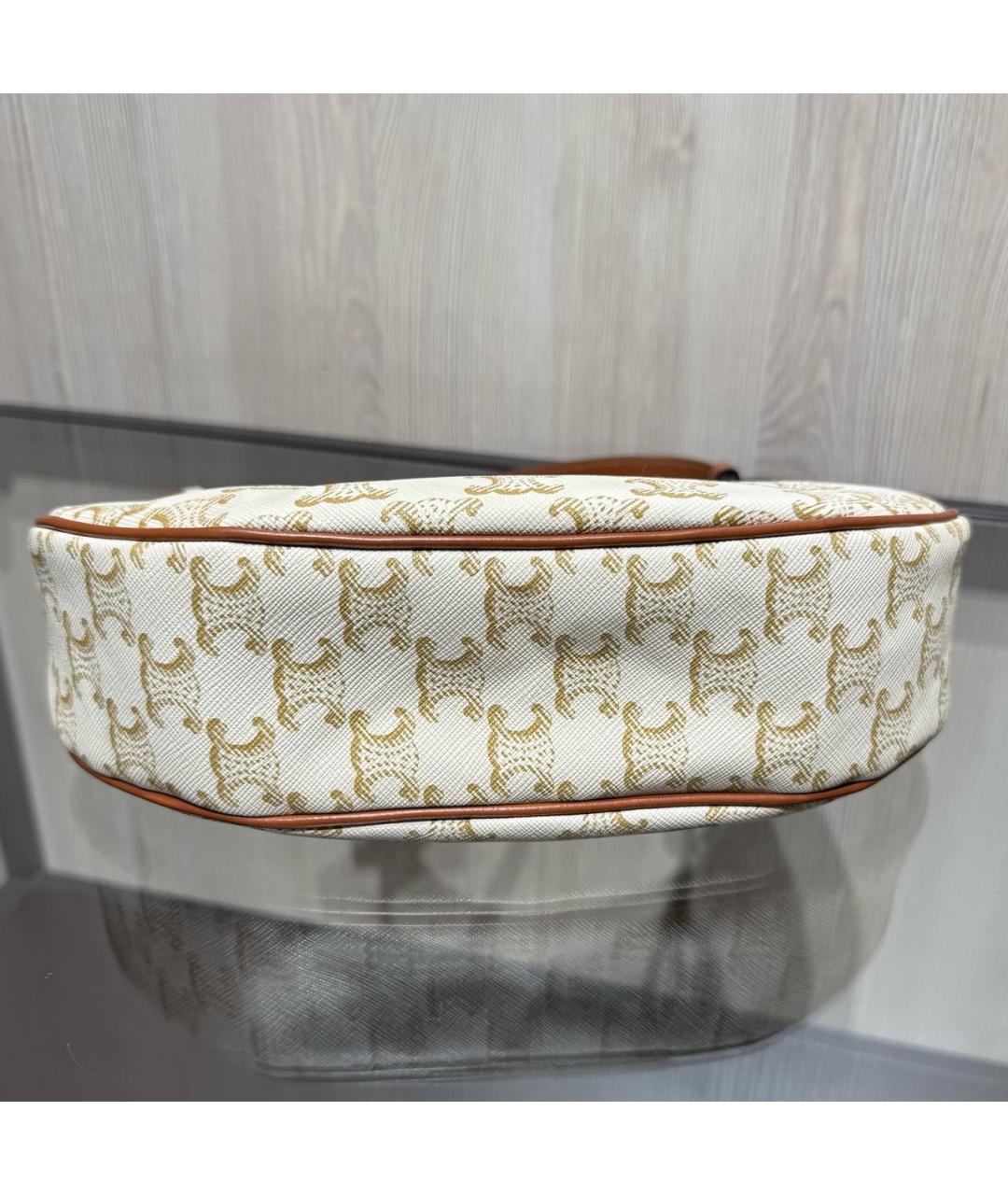 CELINE Бежевая сумка с короткими ручками, фото 5