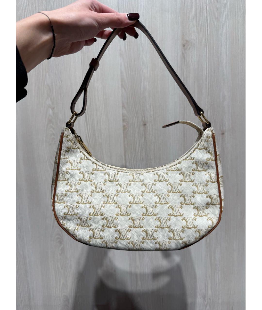 CELINE Бежевая сумка с короткими ручками, фото 2