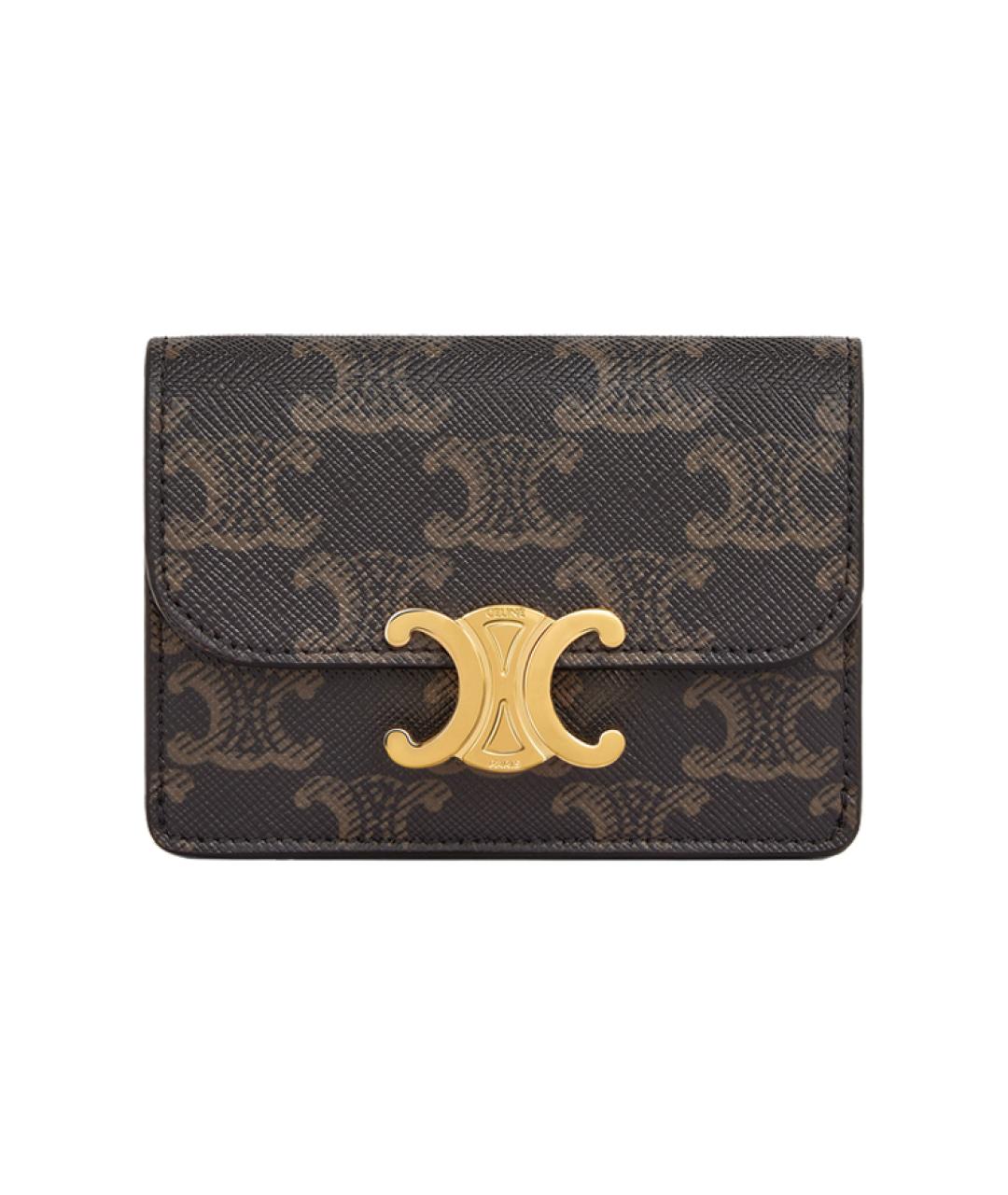 CELINE Коричневый кардхолдер, фото 7