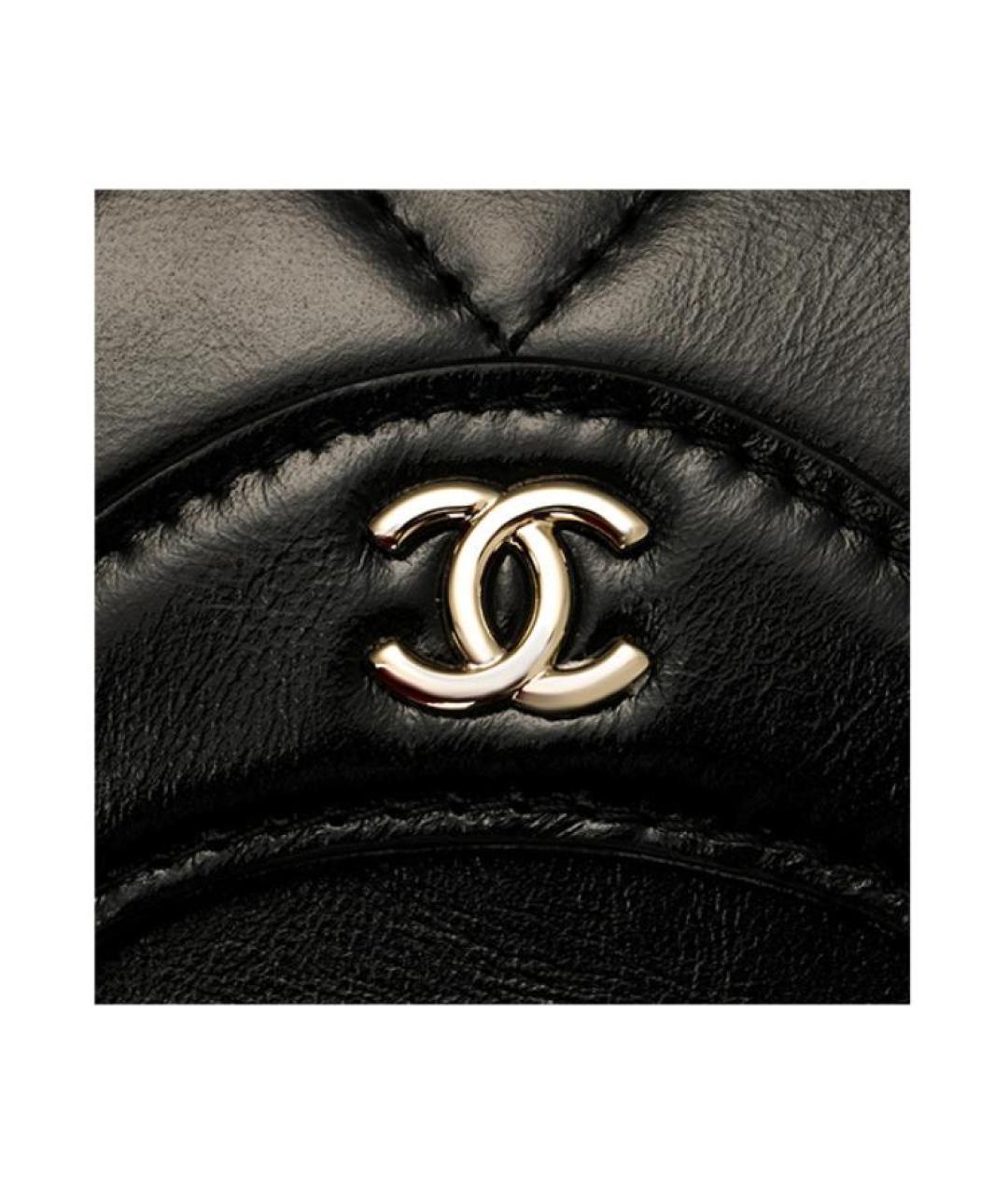 CHANEL Черный кожаный кардхолдер, фото 6