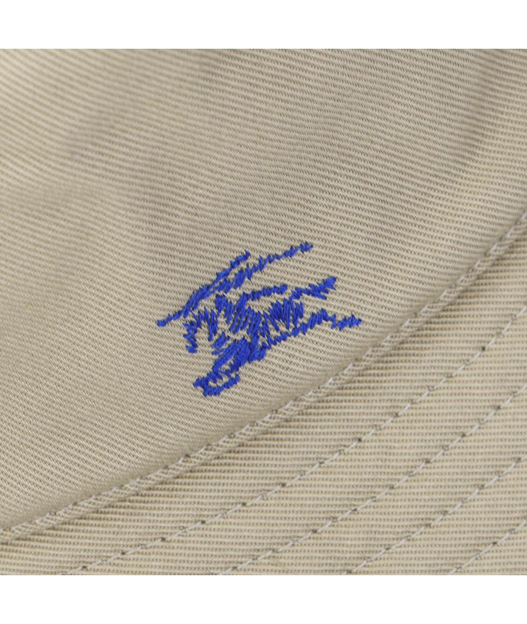 BURBERRY Бежевая хлопковая панама, фото 5