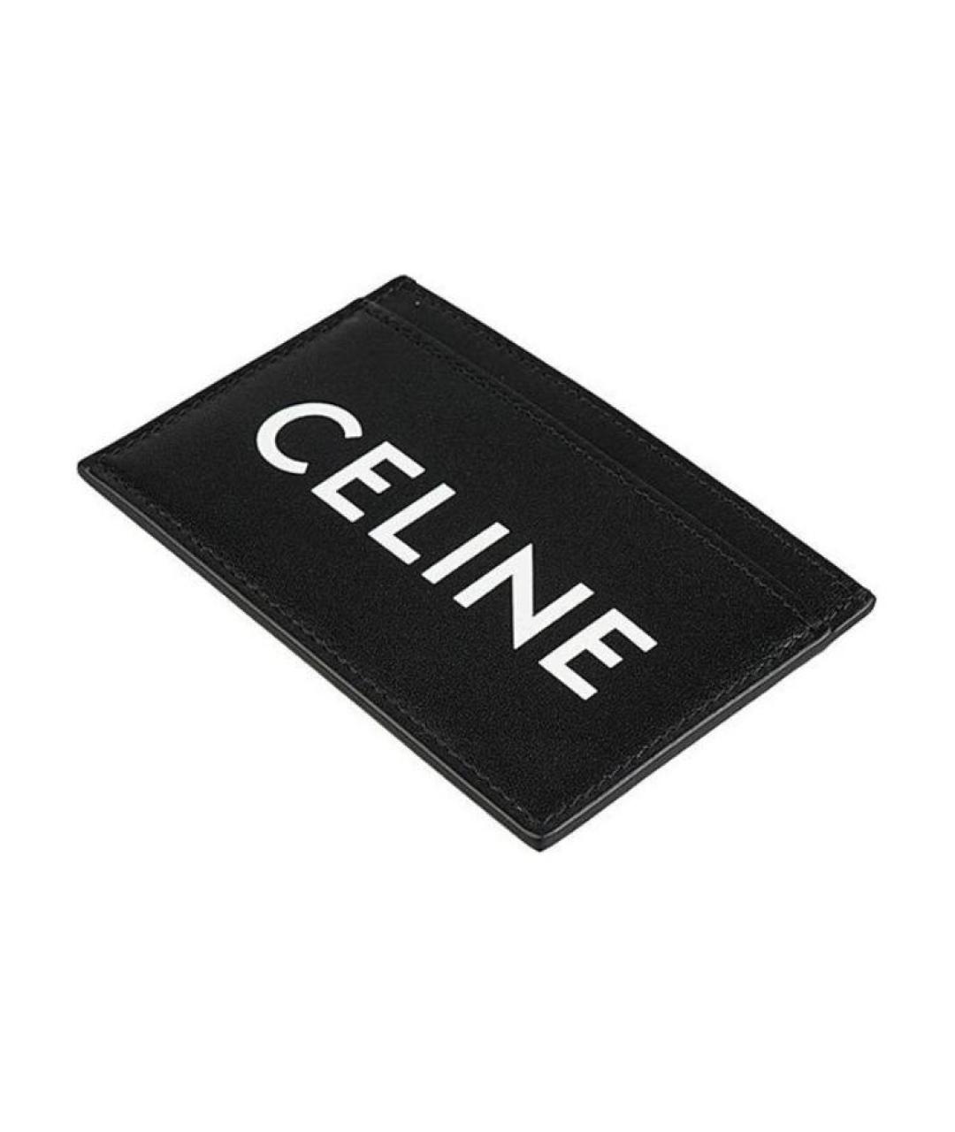 CELINE Черный кожаный кардхолдер, фото 4