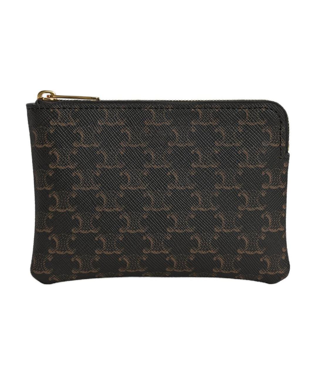 CELINE Коричневый кошелек, фото 1