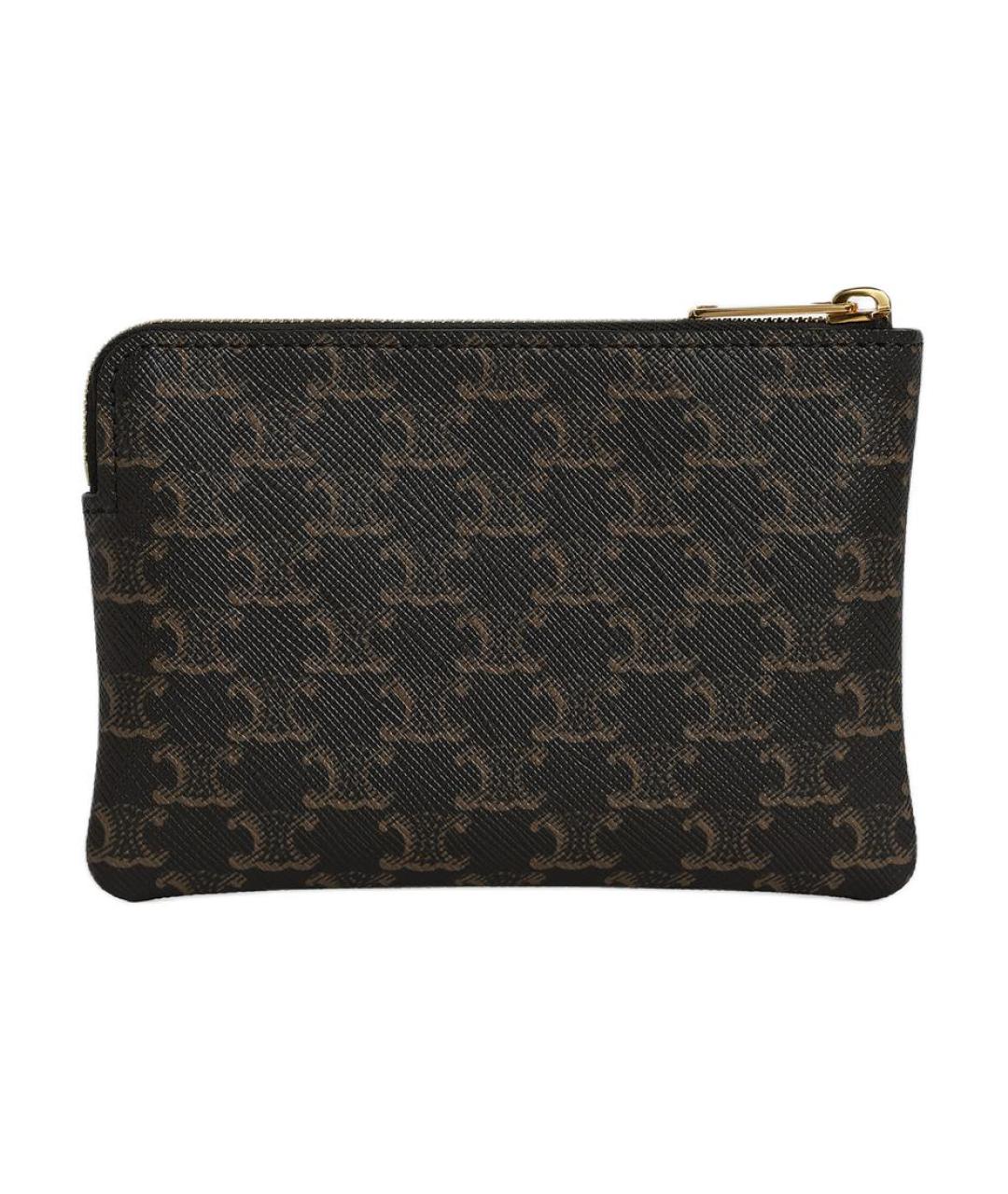 CELINE Коричневый кошелек, фото 3