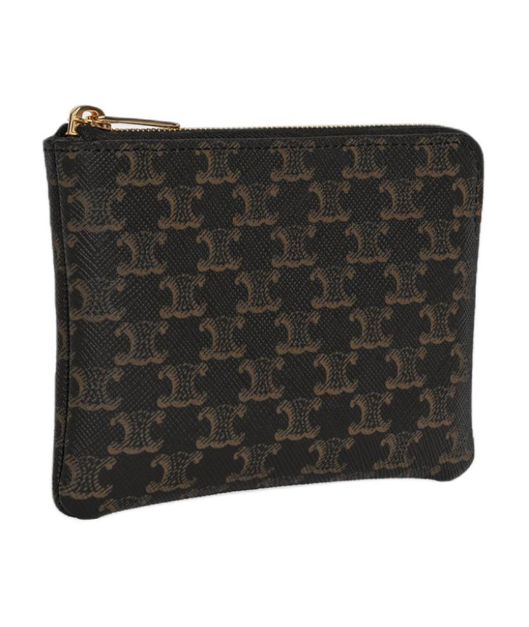 CELINE Коричневый кошелек, фото 2